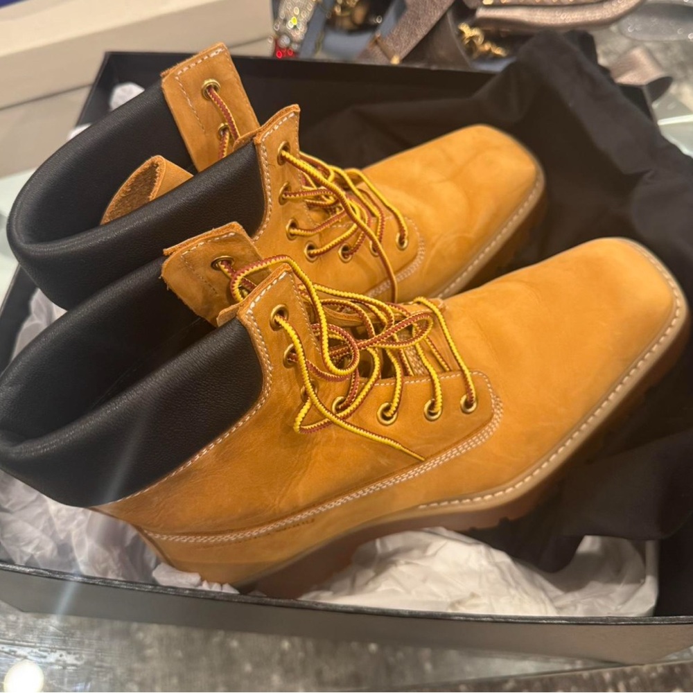 Alexander Wang Tan Combat Boots